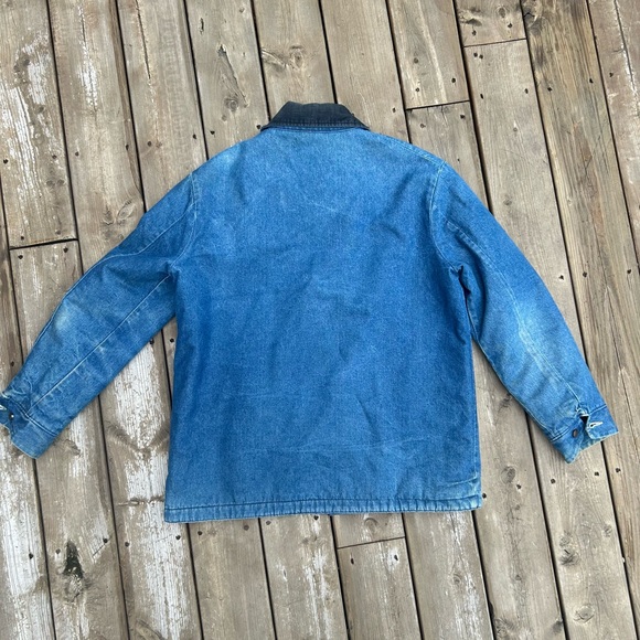 **SOLD** Vintage Denim Chore Jacket - Picture 2 of 7